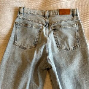 Mango Light Wash Mom Jeans